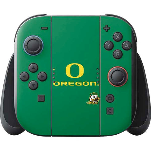 University of Oregon Yellow O with Text Nintendo Switch 2 (2025) with Joy-Con Skin